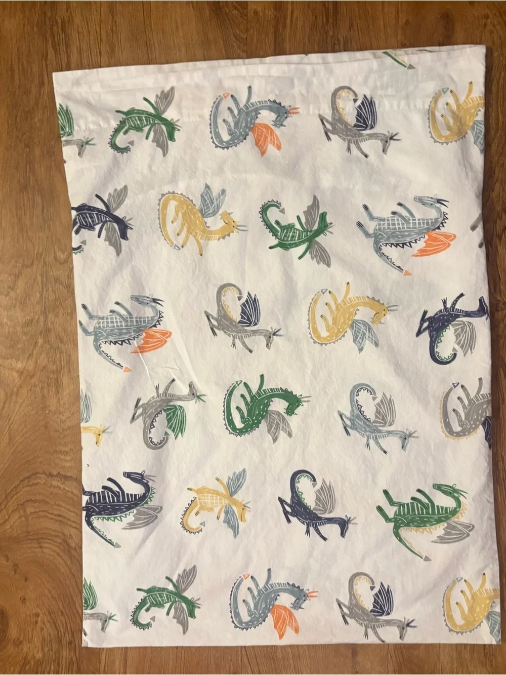 Dragon Pottery Barn cotton pillow case